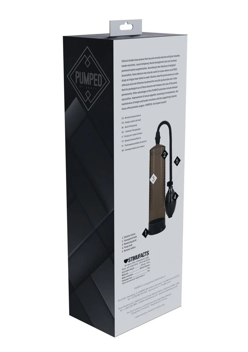 Pumped Basic Pump 1 Water Resistant Silicone Penis Pump - Image 4