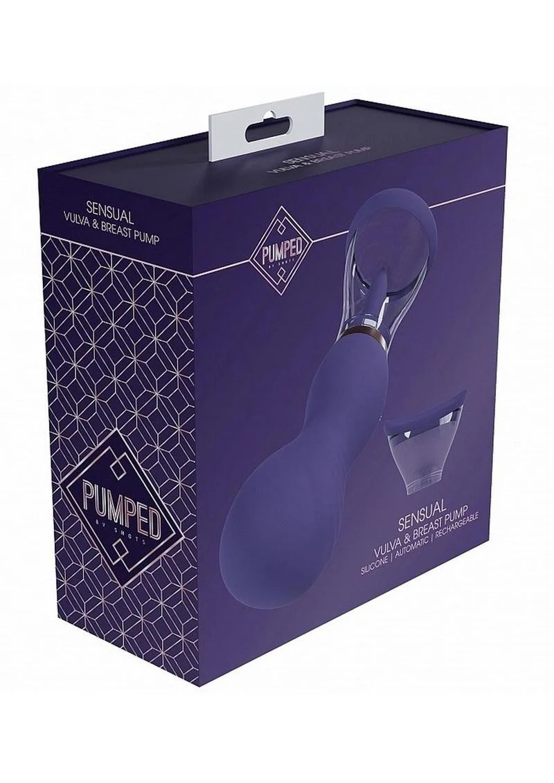 Pumped Sensual Automatic 13 Speed Silicone Rechargeable Vulva and Breast Pump - Image 3