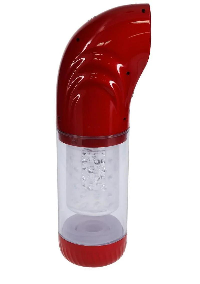 Pumped Strokemate Multi-Function Rechargeable Masturbator - Metallic - Image 3