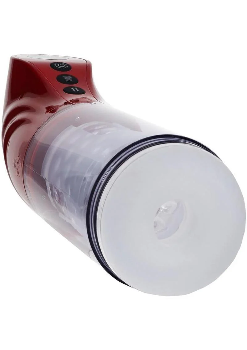 Pumped Strokemate Multi-Function Rechargeable Masturbator - Metallic - Image 4