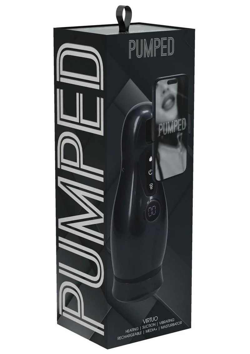 Pumped Virtuo 10 Function Rechargeable Masturbator with Phone Attachment - Image 2