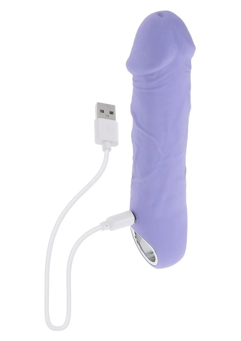 Purple Fantasy Rechargeable Silicone Vibrator - Image 4