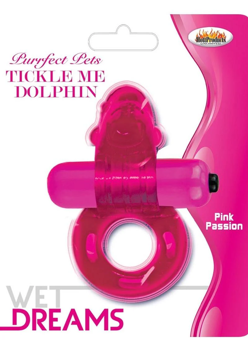 Purrfect Pets Tickle Me Dolphin Silicone Stimulator with Vibrating Bullet - Image 3