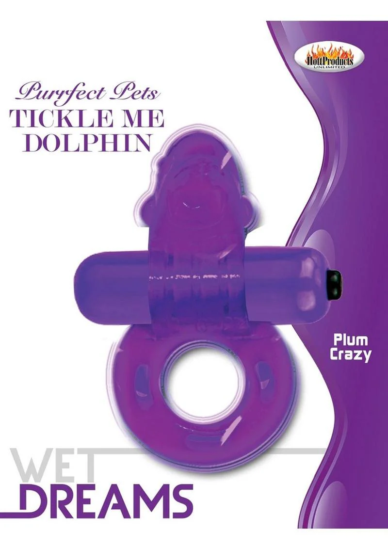 Purrfect Pets Tickle Me Dolphin Silicone Stimulator with Vibrating Bullet - Image 4