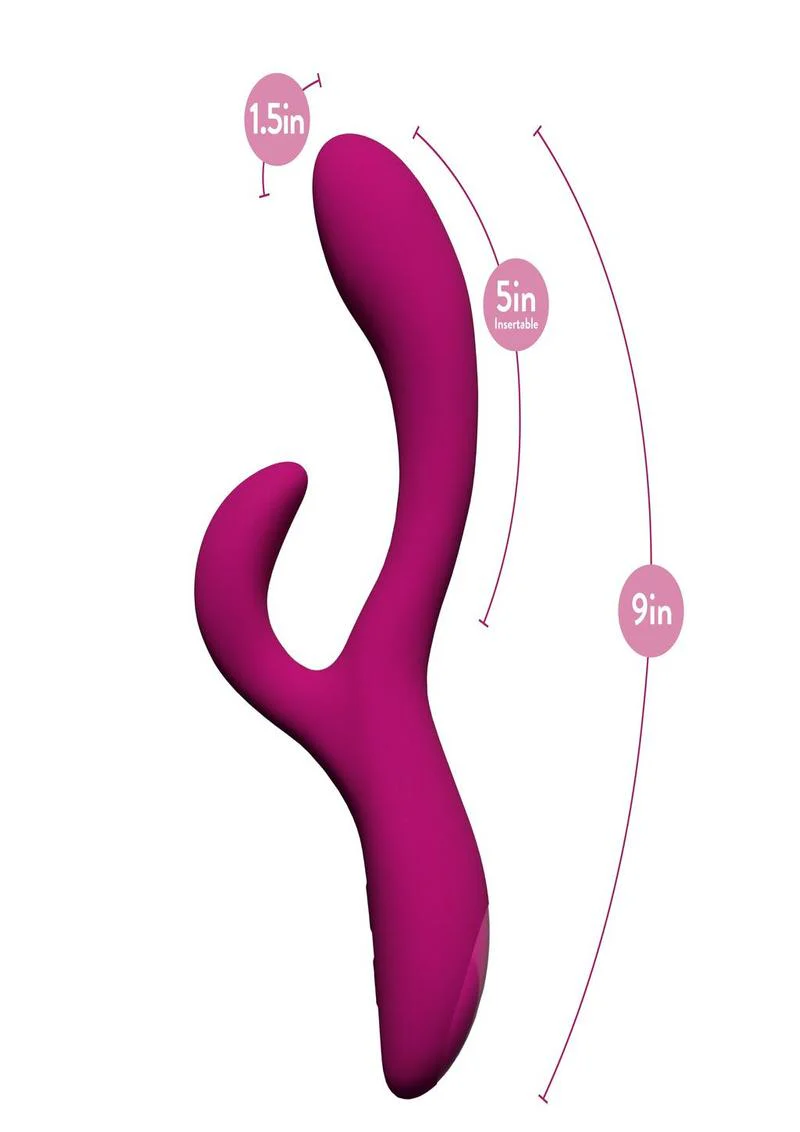 Quinn Rechargeable Silicone Rabbit Vibrator - Image 4