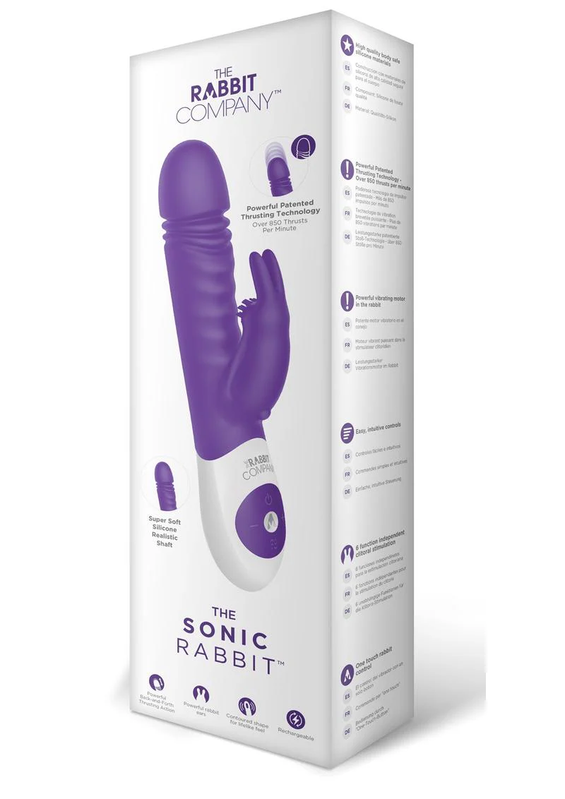 Rabbit Company The Sonic Rabbit Rechargeable Silicone Vibrator - Image 2