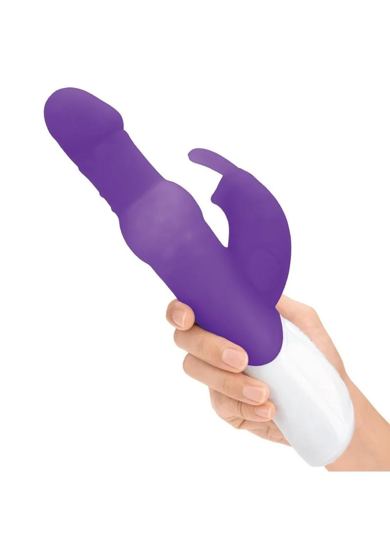 Rabbit Essentials Silicone Rechargeable Pearls Rabbit Vibrator - Image 4