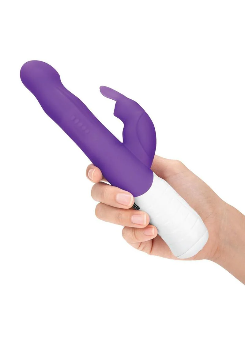 Rabbit Essentials Silicone Rechargeable Slim Shaft Rabbit Vibrator - Image 4