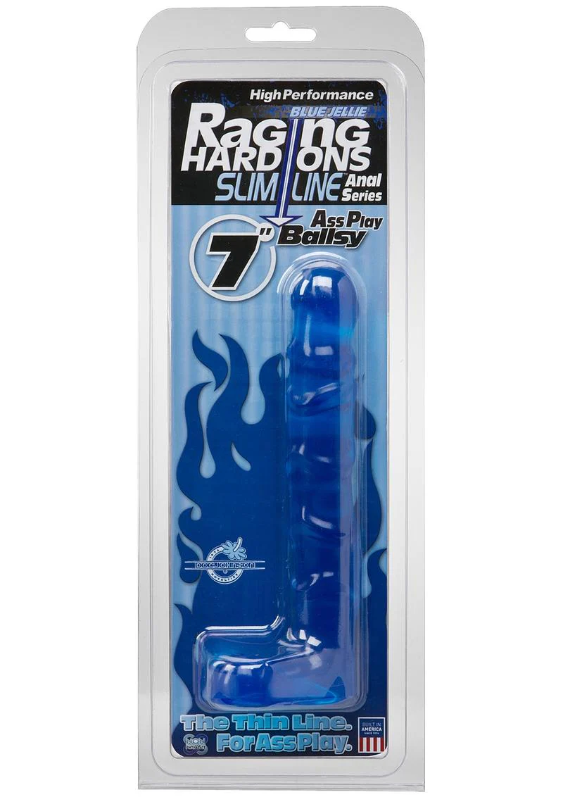 Raging Hard-Ons - Slimline Anal Series - Ass Play Ballsy Dildo with Balls - Image 5