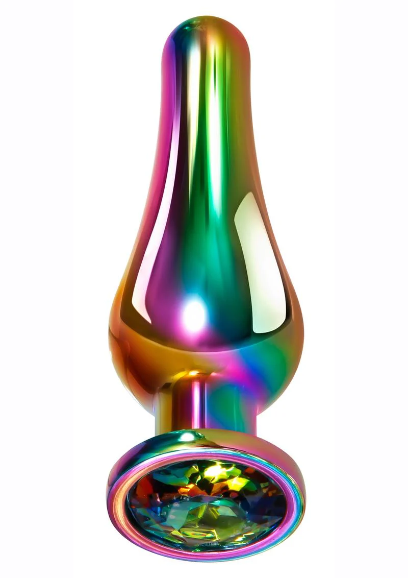 Rainbow Metal Anal Plug - Image 7