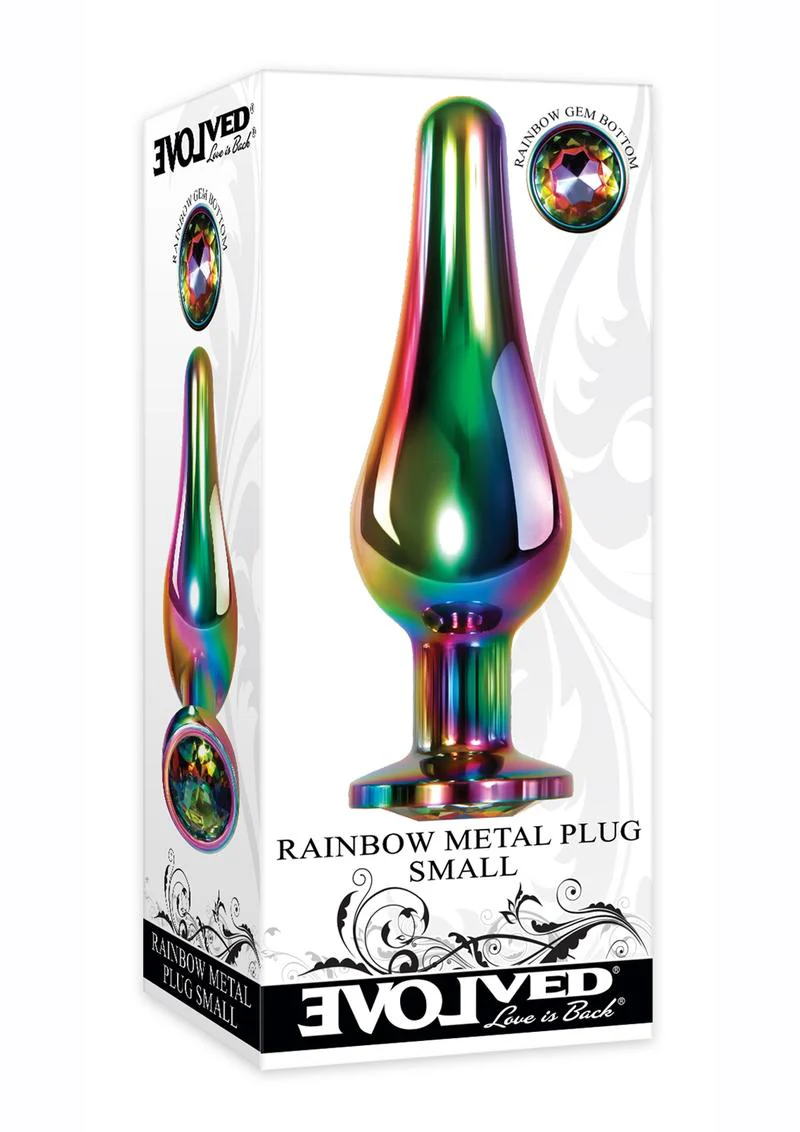 Rainbow Metal Anal Plug - Image 8