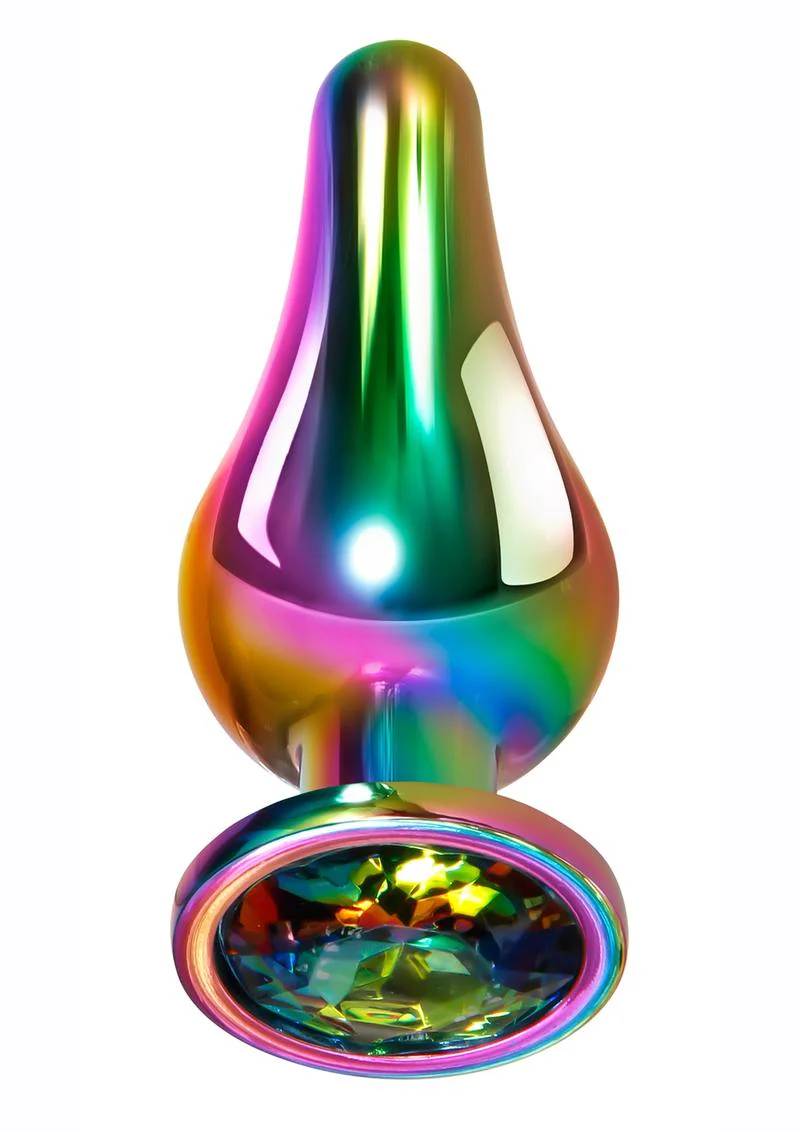 Rainbow Metal Anal Plug - Image 9
