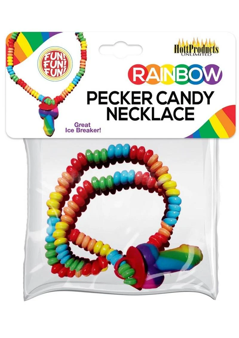 Rainbow Pecker Candy Necklace - Image 2