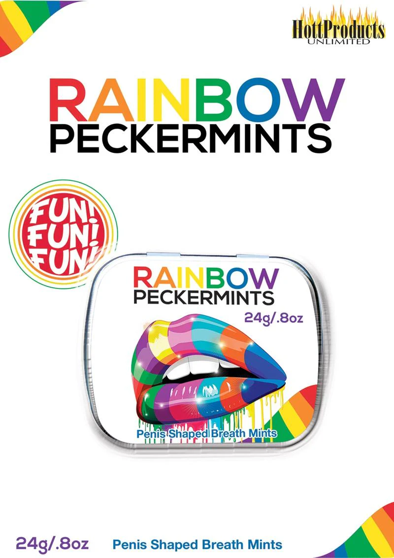Rainbow Peckermints Breath Mints .8 Ounce Tin - Image 2
