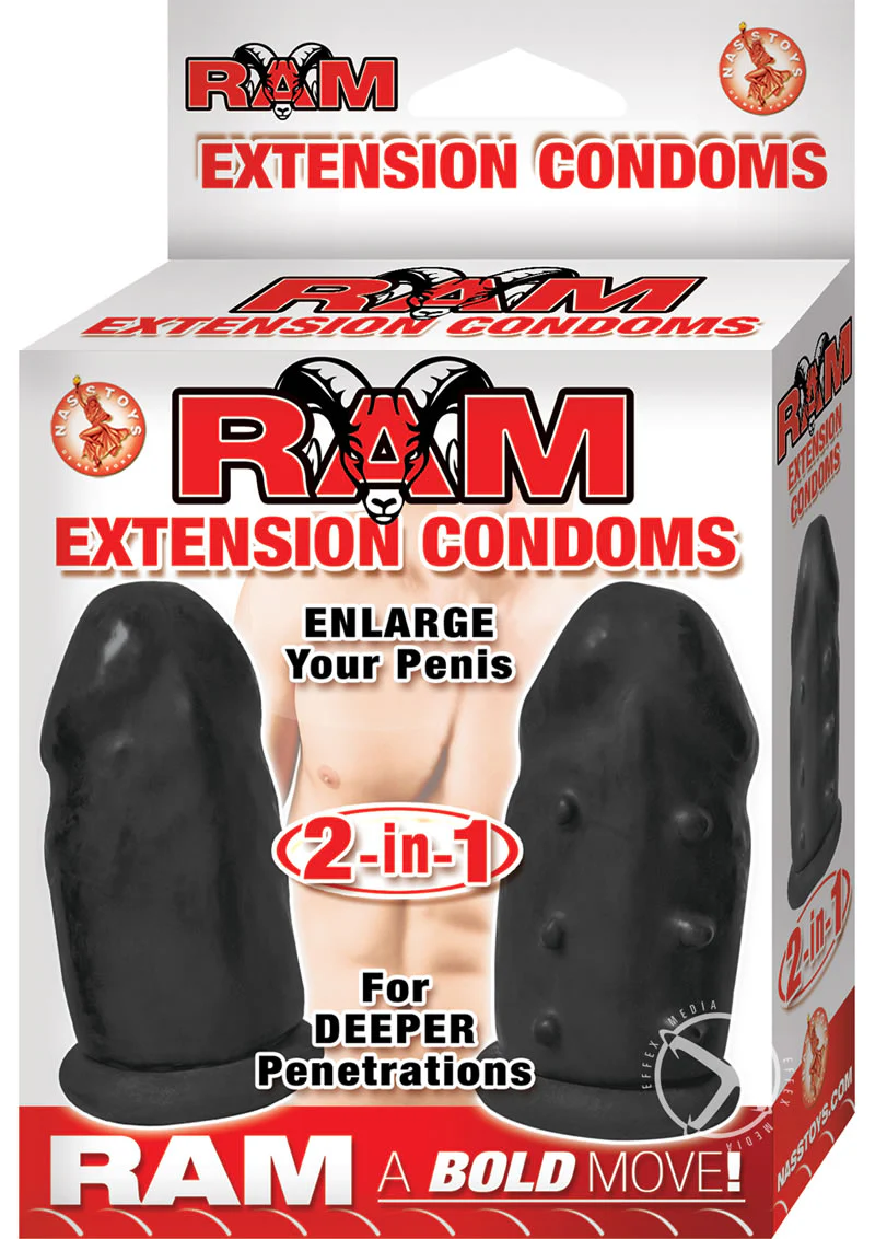 Ram Extension Condoms Latex Extender Sleeves - Image 3