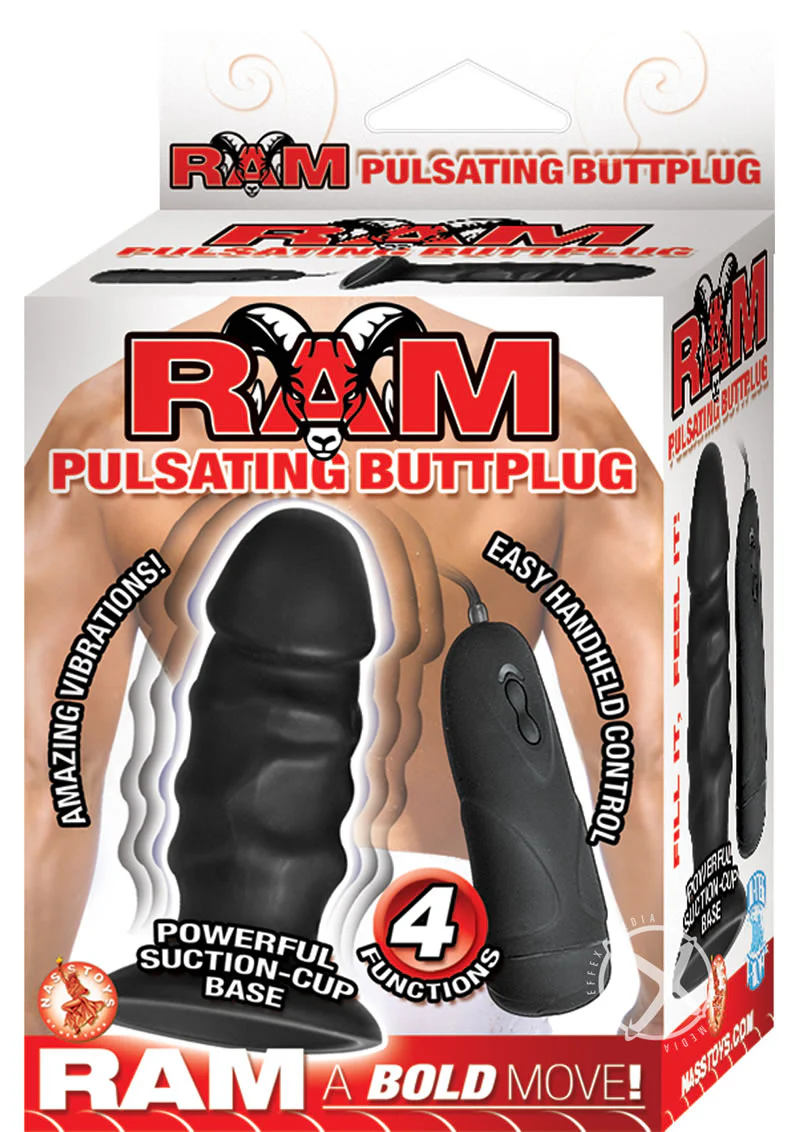 Ram Pulsating Butt Plug Vibrating - Image 2