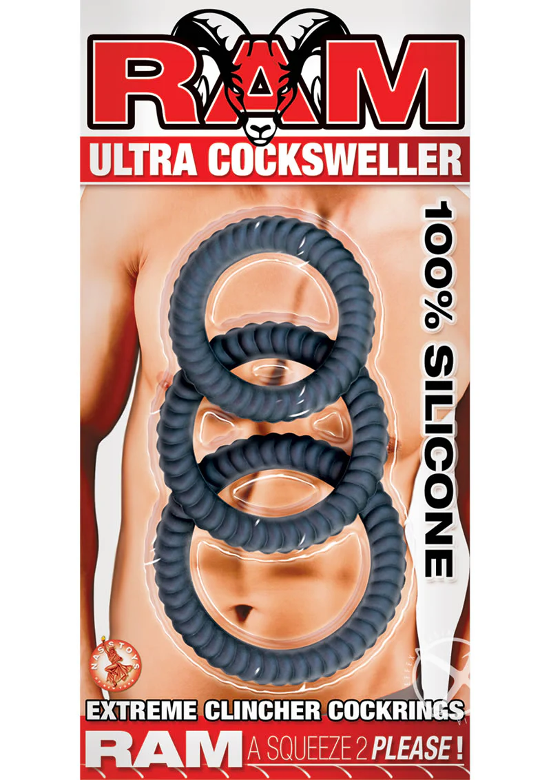Ram Ultra Cocksweller Silicone Cock Rings - Image 4
