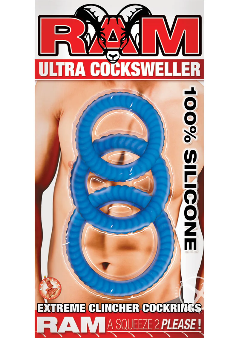 Ram Ultra Cocksweller Silicone Cock Rings - Image 5