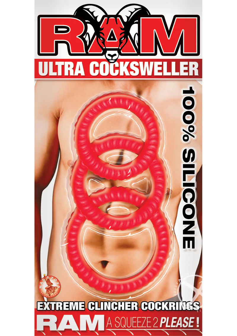 Ram Ultra Cocksweller Silicone Cock Rings - Image 6