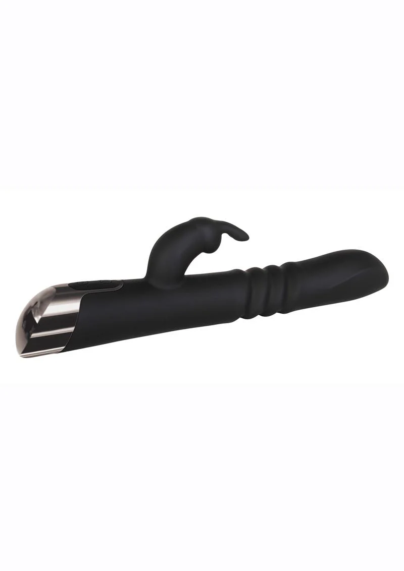 Rapid Rabbit Rechargeable Silicone Thrusting Rabbit Vibrator - Image 3