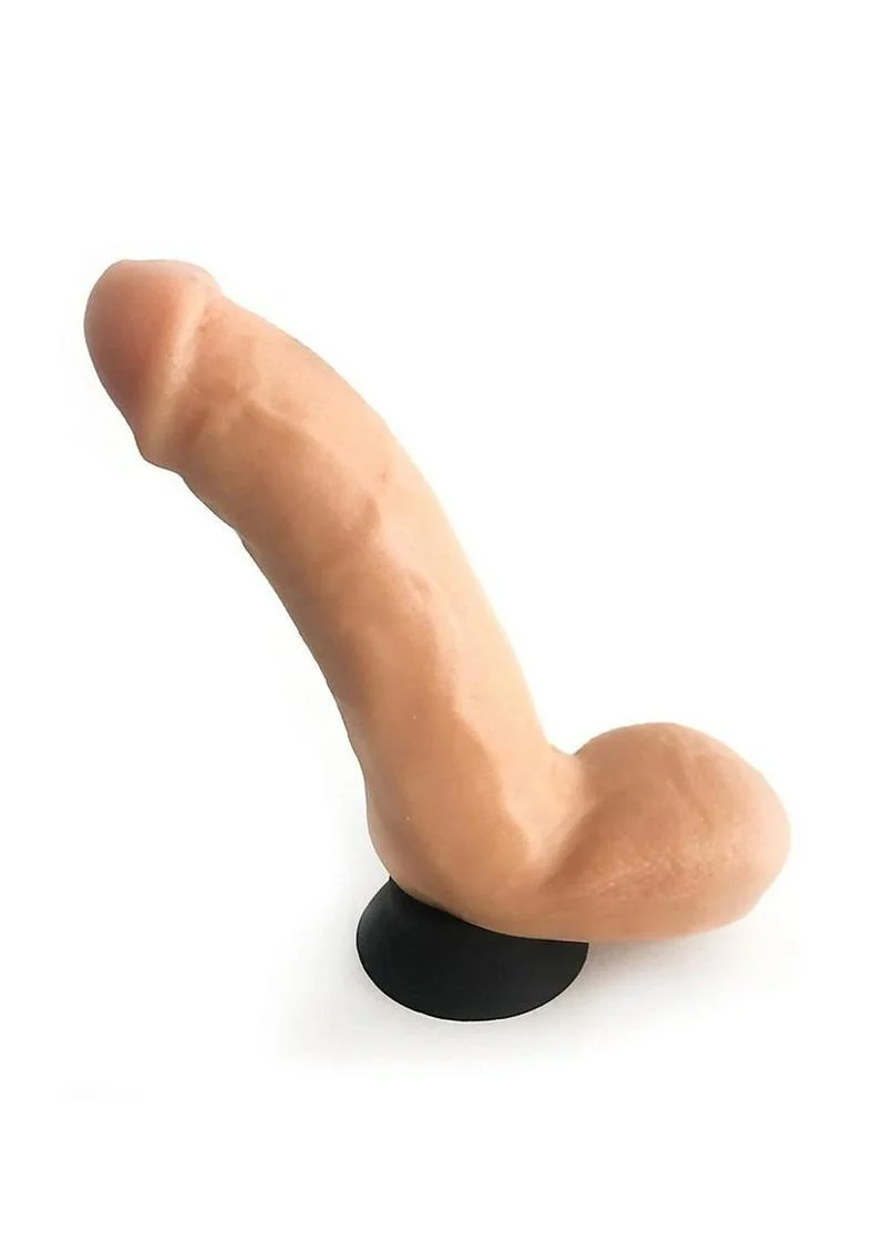 Rascal Jock Adam Silicone Cock Dildo with Silicone Handle Or Suction Cup Base - Image 4