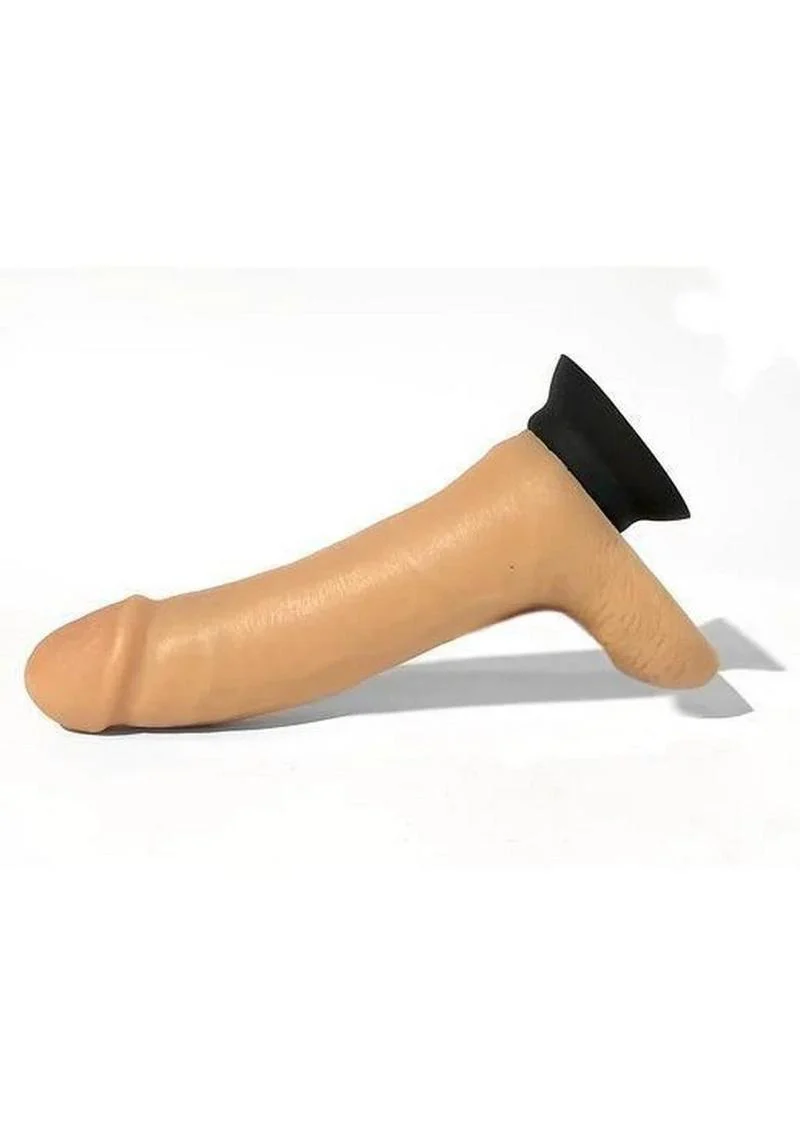 Rascal Jock Brent Silicone Cock Dildo with Silicone Handle and Suction Cup Base - Image 3