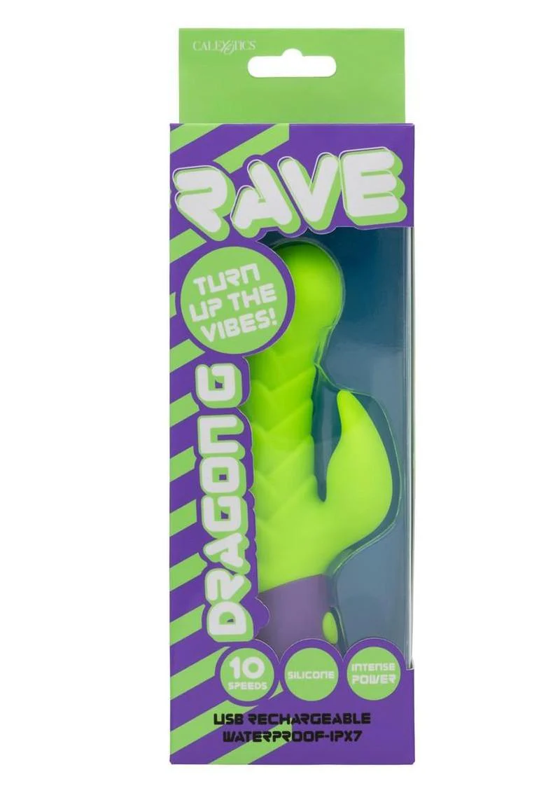 Rave Dragon G Rechargeable Silicone Dual Vibrator - Image 2