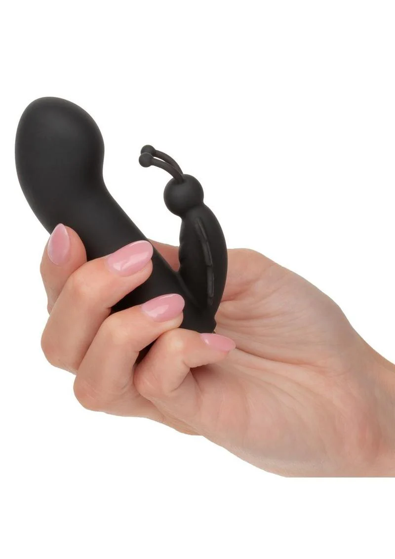 Raven Butterfly Silicone Rechargeable Dual Stimulation Vibrator - Image 4
