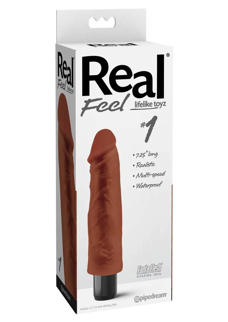 Real Feel Lifelike Toyz No. 1 Realistic Vibrating Dildo - Image 4