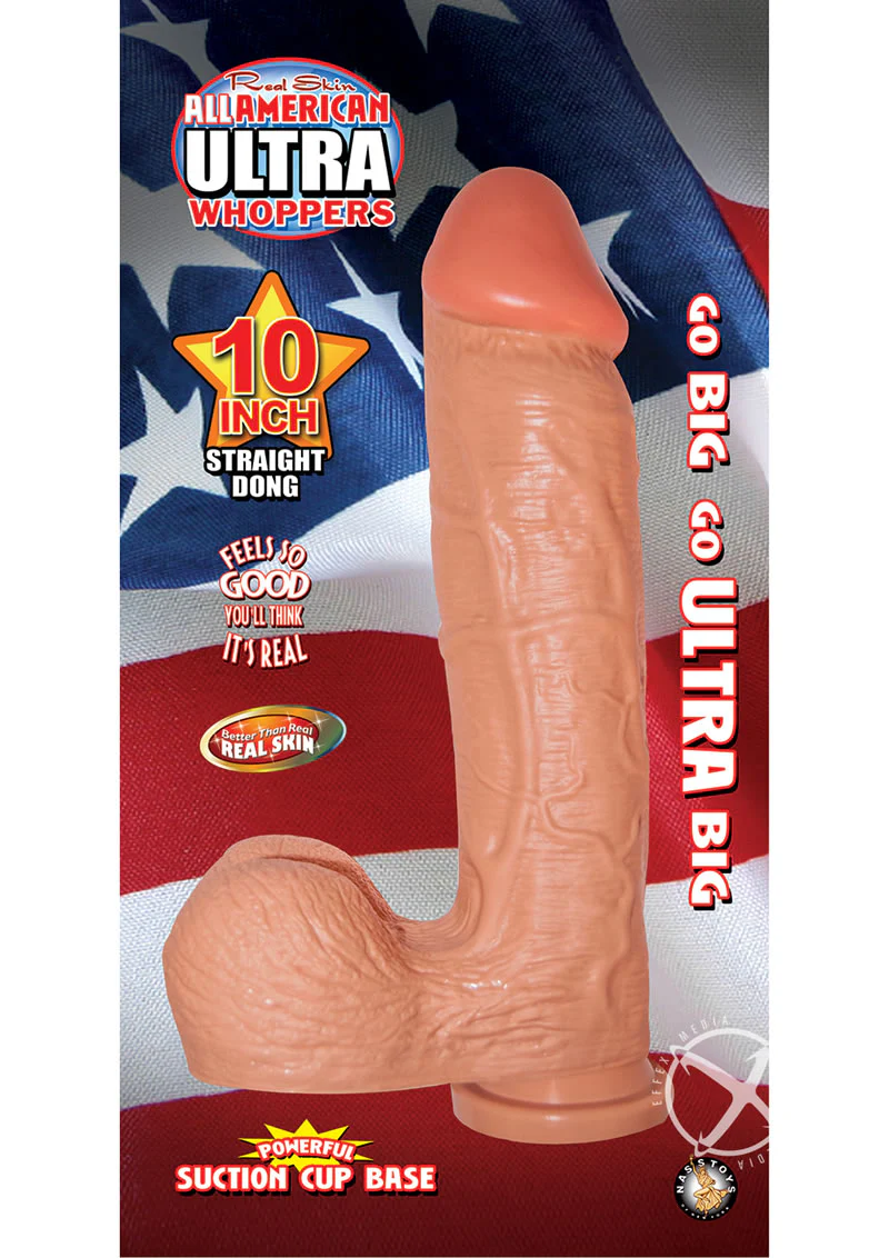 Real Skin All American Ultra Whoppers Straight Dildo - Image 3