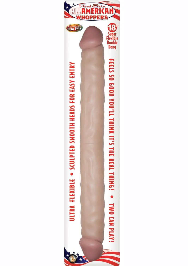Real Skin All American Whoppers Double Dildo Dildo - Image 4