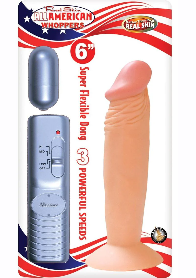 Real Skin All American Whoppers Vibrating Dildo - Image 4