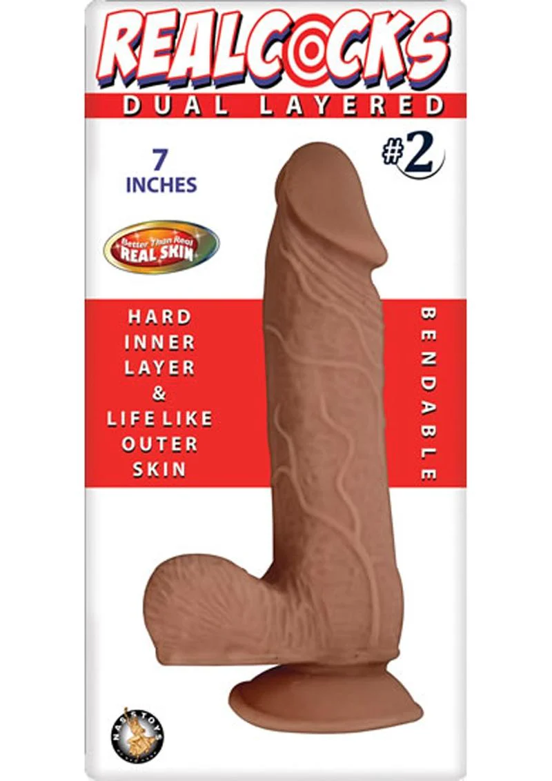 Realcocks Dual Layered #2 Bendable Dildo - Image 4