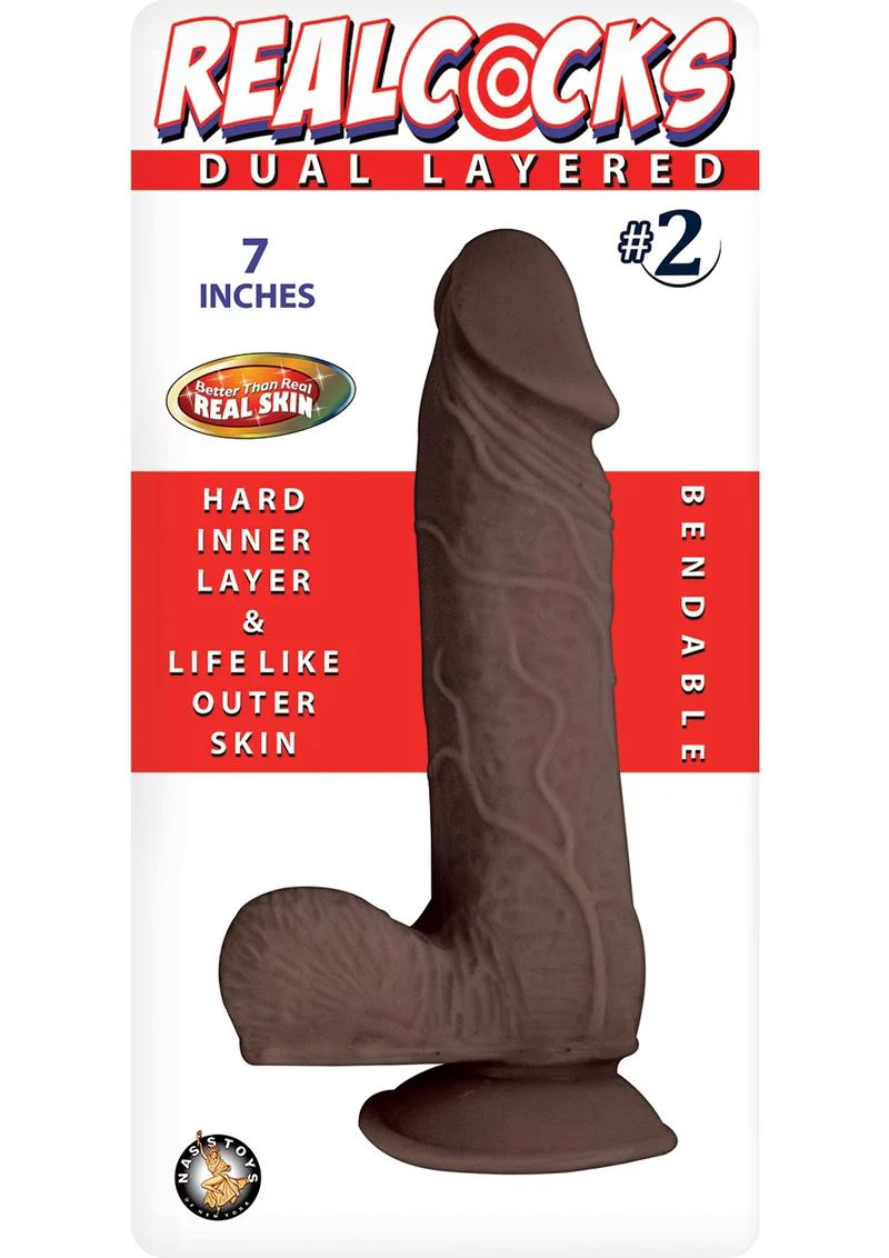 Realcocks Dual Layered #2 Bendable Dildo - Image 5