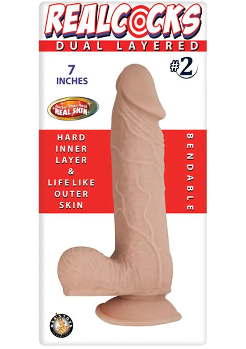 Realcocks Dual Layered #2 Bendable Dildo - Image 6