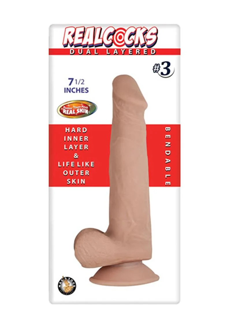 Realcocks Dual Layered #3 Bendable Dildo - Image 6