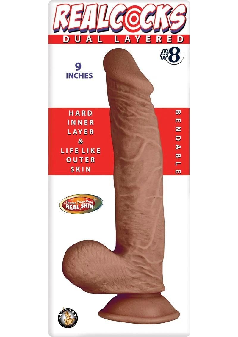 Realcocks Dual Layered #8 Bendable Dildo - Image 3