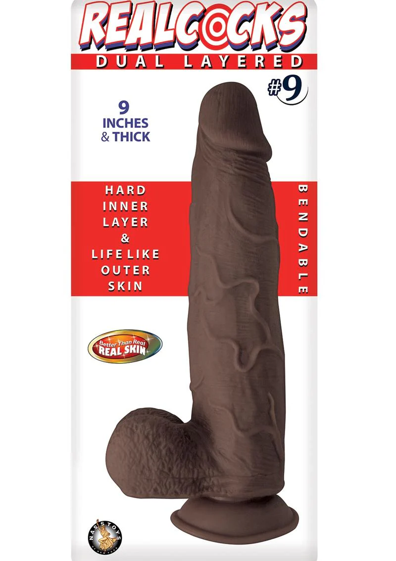 Realcocks Dual Layered #9 Bendable Thick Dildo - Image 5