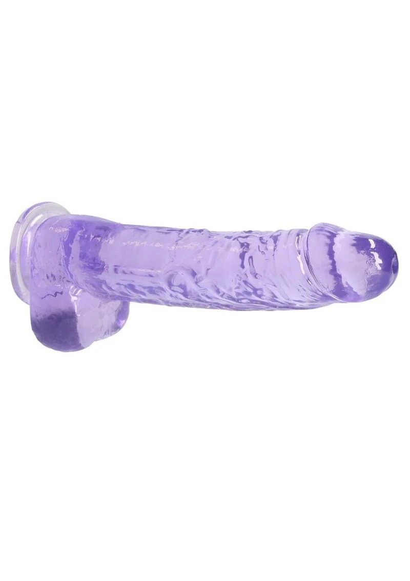Realrock Crystal Clear Dildo with Balls - Image 14