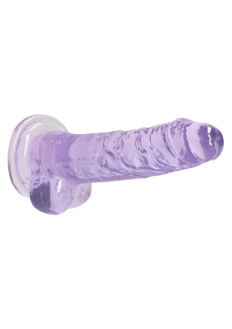 Realrock Crystal Clear Dildo with Balls - Image 32