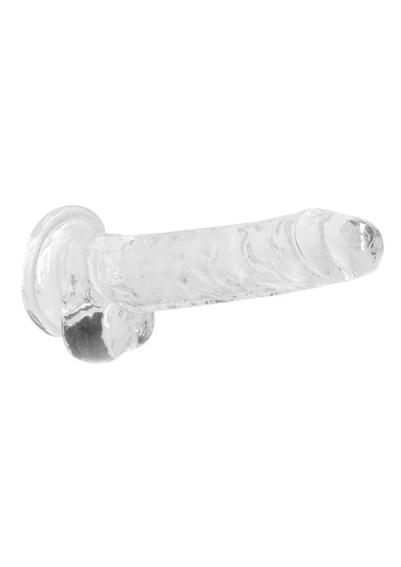 Realrock Crystal Clear Dildo with Balls - Image 38