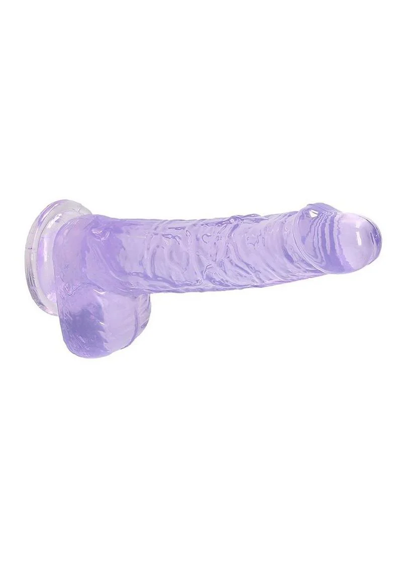Realrock Crystal Clear Dildo with Balls - Image 41