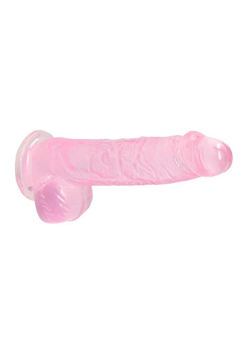 Realrock Crystal Clear Dildo with Balls - Image 44