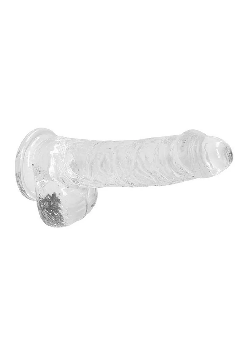 Realrock Crystal Clear Dildo with Balls - Image 47