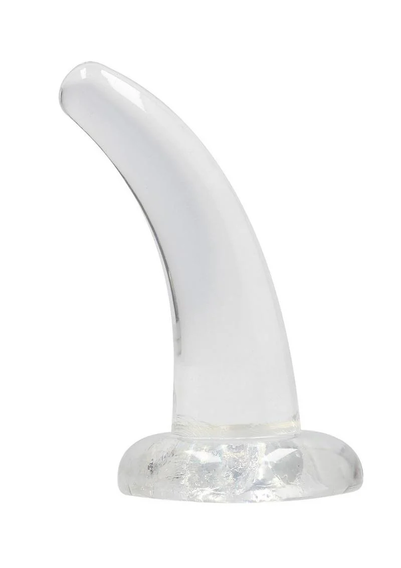 Realrock Crystal Clear Non Realistic Dildo with Suction Cup - Image 12