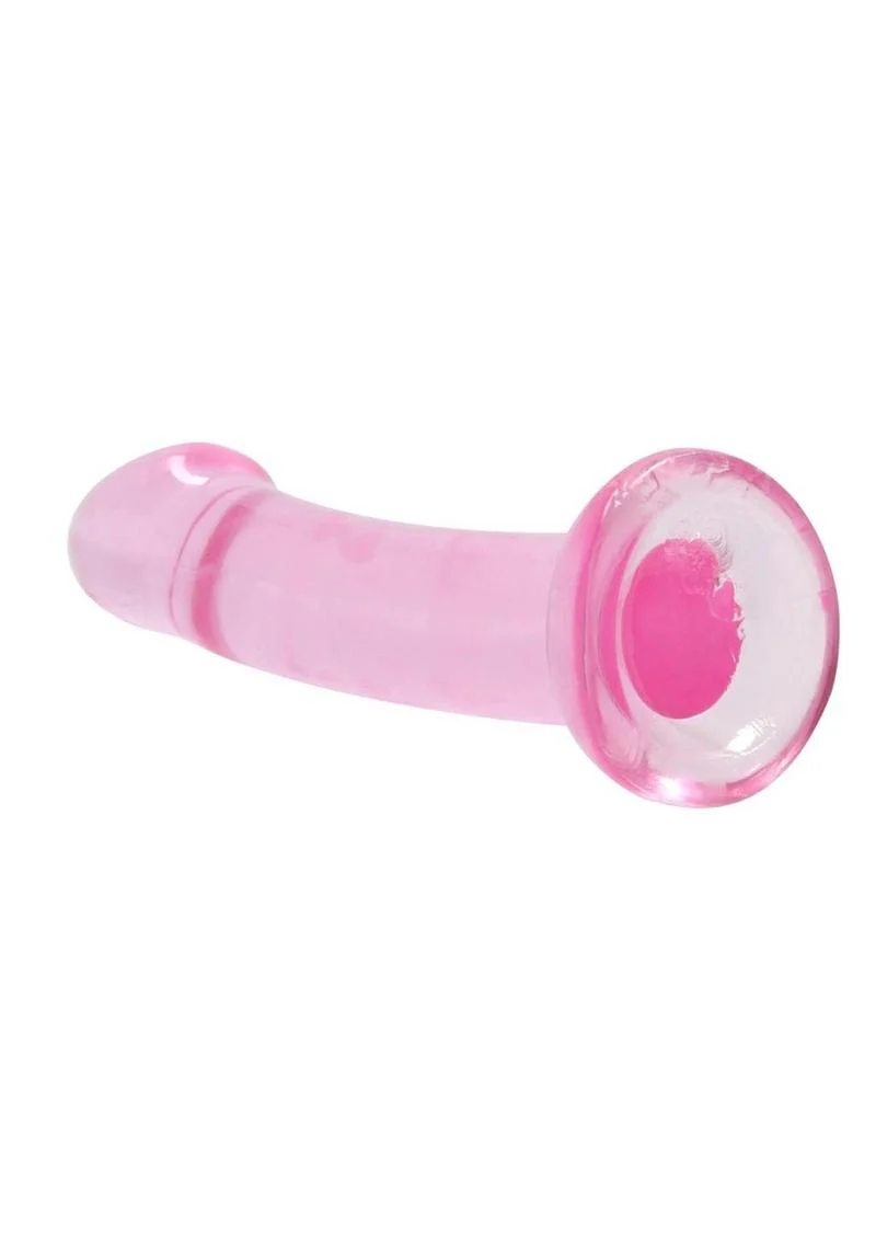 Realrock Crystal Clear Non Realistic Dildo with Suction Cup - Image 26
