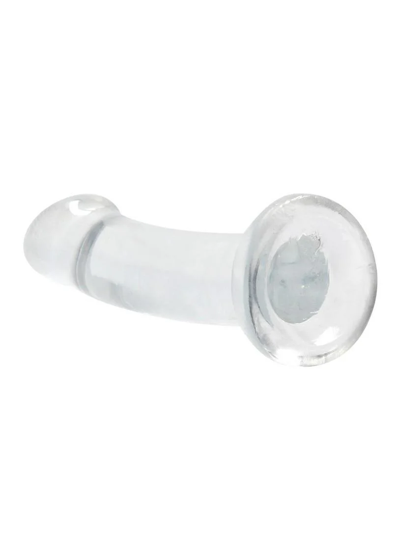 Realrock Crystal Clear Non Realistic Dildo with Suction Cup - Image 29