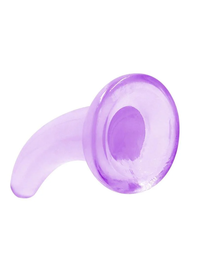 Realrock Crystal Clear Non Realistic Dildo with Suction Cup - Image 41