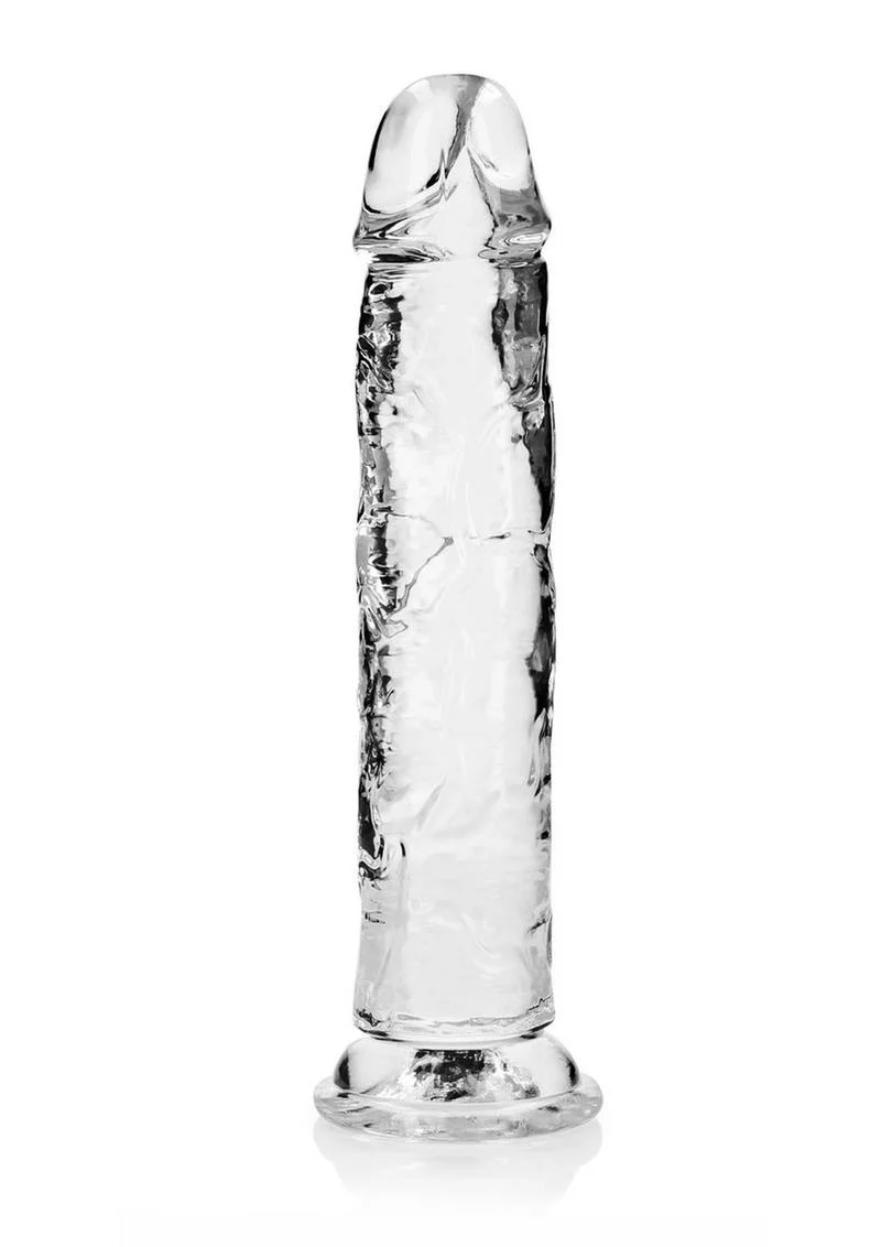 Realrock Crystal Clear Straight No Balls Dildo - Image 15