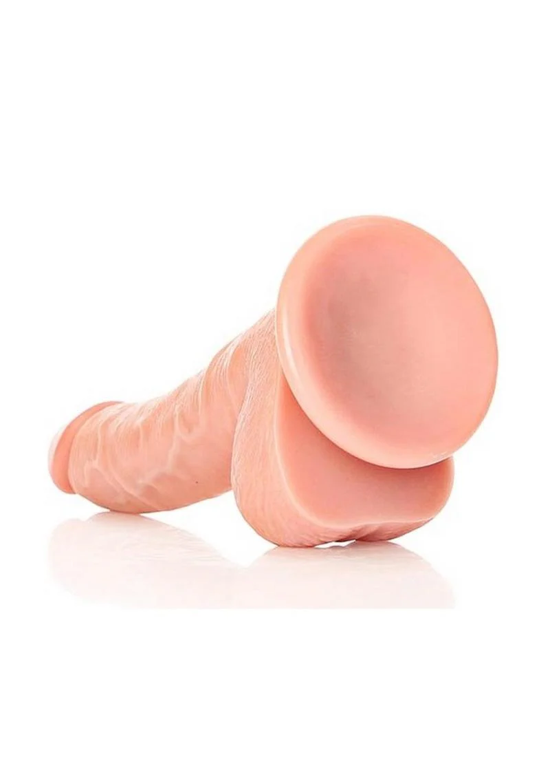 Realrock Curved Realistic Dildo with Balls and Suction Cup - Image 10